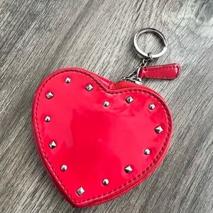 Coach Red Heart Coin Pouch